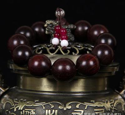 印度小叶紫檀 20mm老料佛珠手串的艺术与收藏